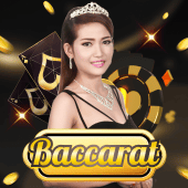 Baccarat game icon in hot row